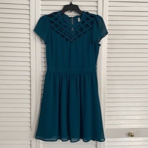 Teal, detailed party/wedding dress